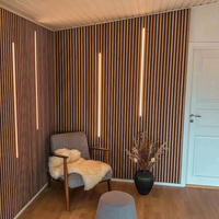 Panneaux acoustiques en bois insonorisés à l'épreuve des meilleurs prix Panneau à lamelles murales insonorisées Plafond acoustique en fibre de polyester pour la maison