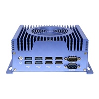 Mini PC Robusto con Cubierta de Aleación de Aluminio, Ventilador Superior, Doble LAN, Doble HDMI para Manufactura Inteligente MES