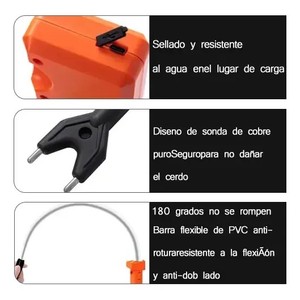 Bâton de pousse-étailles électrique long pour l'élevage de porcs, bovins et autres animaux d'élevage - Product Image 6