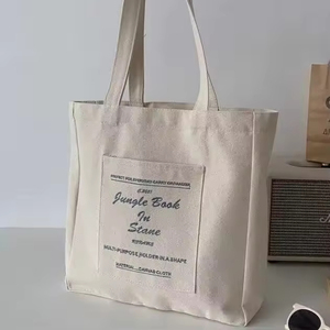 Nhà máy bán với biểu tượng tùy chỉnh thời trang nóng bán có thể tái chế tùy chỉnh bông Tote Túi cho món quà thanh lịch - Product Image 2