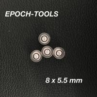Niveau à bulle industriel mini rond avec bride 8x5.5mm, largeur de ligne 2mm, précision +/-10mm, plage de mesure 0-5m