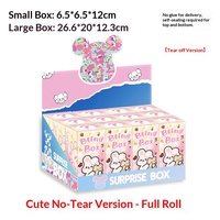 Présentoir pliable personnalisé pour boîtes mystères avec plateau de comptoir PDQ, présentoir multi-niveaux en carton pour jouets de collection en détail