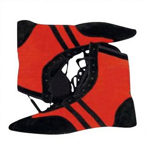 Chaussures de boxe AKEWAL sur mesure, différentes couleurs, cuir véritable et mesh, lacets, adhérence par tous les temps pour l'entraînement MMA/Kickboxing - Product Image 1