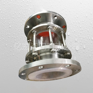 Válvula de visión Yihong S41F46 de paso recto para medios de ácido débil y base, válvula de brida para tuberías químicas de baja presión - Product Image 2