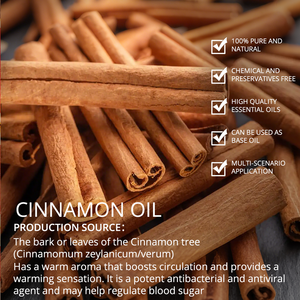 Aceite de extracto de canela de grado superior de alta calidad aceite de canela para aceite difusor de aromaterapia corporal - Product Image 3