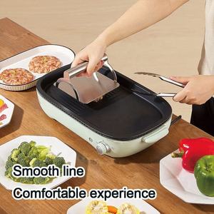 Aksesori pemanggang BBQ baja tahan karat Spatula memasak sekop <span class=keywords><strong>Burger</strong></span> tekan pembuat daging isi ulang - Product Image 6