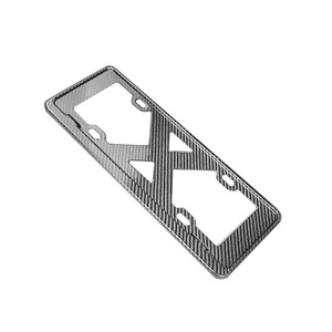 Trực tiếp phù hợp với 3K sợi carbon tấm giấy phép khung cho <span class=keywords><strong>ALPHARD</strong></span>/vellfire 30 Series lm300 bao gồm Chống Trộm vít (Bộ 2) - Product Image 3