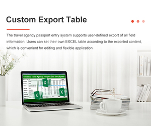 ระบบป้อนข้อมูลหนังสือเดินทางที่จำเป็นด้วยเครื่องสแกนเอกสารสำหรับหน่วยงานการท่องเที่ยวระหว่างประเทศ - Product Image 5