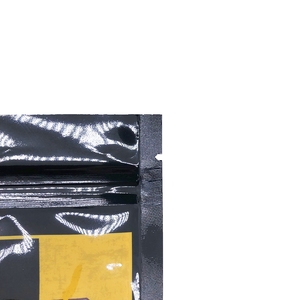 Logo personnalisé imprimé surface brillante emballage d'étui <span class=keywords><strong>de</strong></span> pistolet ambidextre pochette debout avec fenêtre transparente et trou rond - Product Image 5