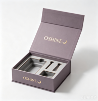Boîte cadeau de luxe personnalisée à tiroir magnétique, estampage à chaud, gaufrage, emballage en papier pour bougies, lunettes, parfums, huiles essentielles