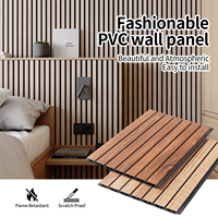 Panneau mural en PVC moderne et léger, imperméable et ignifuge, facile à installer pour un usage domestique et commercial