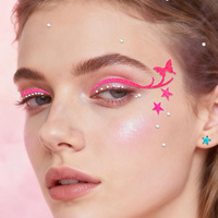 Autocollants en strass pour le visage, les yeux et le corps, autocollants en pierres précieuses pour le maquillage de fête, de festival et de scène