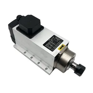 2.2kw Air Cooled Spindle Motor 220V 380v ER20 Wood Spindle Square For CNC Milling Router Machine Tools Kit