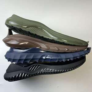 <span class=keywords><strong>Semelle</strong></span> extérieure de protection noire en EVA et TPU pour baskets, avec perles en TPU - Product Image 1