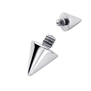 Eternal Metal ASTM F136 Titanium 14G Arrow Shape With Multiple Color Internally Threaded Tops Labret Piercing Jewelry