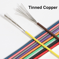 Kabel Listrik Tembaga Berlapis Timah AWM 1332 24AWG Isolasi FEP 300V 200C Tahan Panas untuk Printer 3D