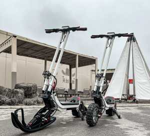 Scooter électrique Offres Spéciales 3-en-1 <span class=keywords><strong>neige</strong></span> double roues <span class=keywords><strong>à</strong></span> chenilles moteur 1800W avec batterie 30Ah entrepôt de stock aux États-Unis - Product Image 1