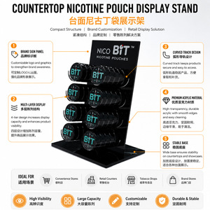 Dsp Acrylic Mouth Bag Display <b>Rack</b> Multi Layer Tabletop Round Can Pop Brand Display Prop Factory - Product Image 4