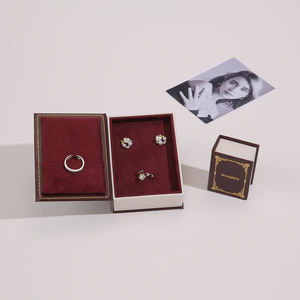 Wholesale Luxury Octagon <b>Magnetic</b> <b>Jewelry</b> Box Velvet Material Customized Color Logo for Earrings Necklace Ring Pendant Boxes - Product Image 5