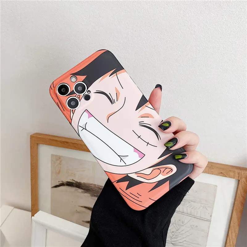 dropshipping moq 1 pcs japanese anime one piece phone case cover for iphone 13 pro