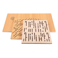 Diffuseur acoustique en bois épais décoratif personnalisé anti studio de musique Art moderne vague