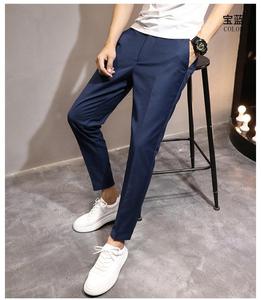 Pantalon Chino Homme Décontracté et Habillé, Taille Mi-Haute, Fermeture Éclair Plate, Qualité Supérieure, Coupe Slim - Product Image 4