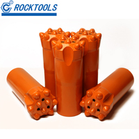 Broca de botón de roca R32 de 45 mm de carburo de tungsteno para túneles y canteras