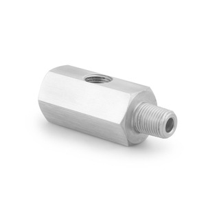 Adaptateur en T en acier inoxydable pour capteur de pression d'huile de voiture avec interface de manomètre 1/8 NPT M12 10 14 compatible moteur, neuf - Product Image 3