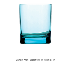 Verre Bormioli Rocco Iride Bleu 25 cl H 8,7 cm Ø 7,3 cm - Product Image 3