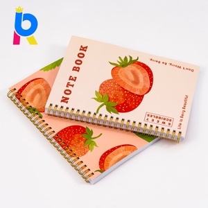 Carnet de notes professionnel A5 personnalisé en gros, 80 feuilles, planificateur à spirale avec couverture en papier, double spirale, pages intérieures épaisses - Product Image 1