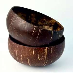 Bol à smoothie, salade et fruits en coquille de noix de coco naturelle du Vietnam, fait main, écologique, durable, léger, vaisselle de cuisine durable - Product Image 1