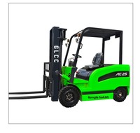 Chariot élévateur contrepoids électrique neuf et économique, 4x4, pneus pleins, déplaceur latéral électrique, batterie plomb-acide, avec siège