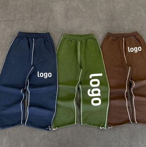 Pantalon de survêtement cargo extra large et robuste pour homme, coupe droite et ample, idéal pour le streetwear. - Product Image 2