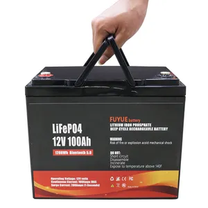 Stock UE Pologne Lifepo4 Batterie 12v 50ah 100ah 280ah 300ah 400ah 200ah Pack de batterie solaire batteries lithium-ion