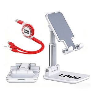 New Promo Gift Wholesale Portable Mobile Holder Foldable Adjustable Tablet <b>Desktop</b> Custom Logo Phone <b>Stand</b> for Desk - Product Image 1