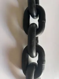 20mm alaşımlı çelik kaldırma zinciri siyah zincir yüksek mukavemetli G80 zinciri