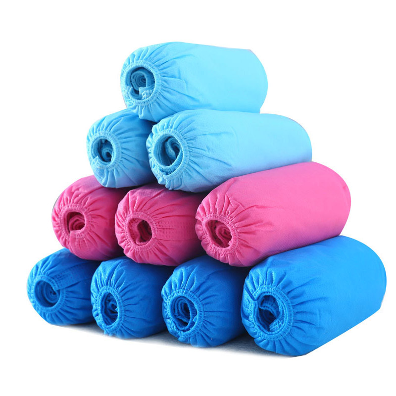 Одноразовые чистой комнаты переработанного анти-скольжения Non сплетенные PP бахилы Нескользящие галоши