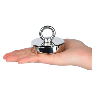 <span class=keywords><strong>Aimant</strong></span> en pot en néodyme avec couvercle en acier inoxydable 304 et œillet de levage, plusieurs tailles disponibles - Product Image 4