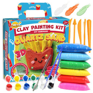 Kit de Pintura de Arcilla 3D con Textura de Papas Fritas, No Tóxico, para Manualidades, Juego Sensorial para Niños, Regalo Creativo de Cumpleaños, Materiales de Arte - Product Image 1