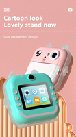 Cámara Digital para Niños SourcingArk Kidiway, Resolución de Video HD, Mini Impresora Térmica Instantánea con MicroSD, Plástico Q5
