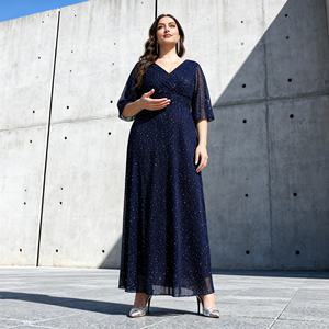 Abaya Elegante de Encaje de Poliéster de Alta Calidad, Nuevo Estilo para Mujeres Musulmanas, Vestido de Fiesta Personalizado al por Mayor - Product Image 2