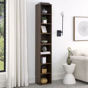 HIKUYA Mdf 8-<b>Shelf</b> Bookcase for <b>Bedroom</b> Children's Room Office Storage <b>Shelf</b> Modern Luxury Living Bookshelf ZY167 Wooden Bookshe - Product Image 4