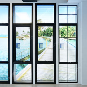 Auvent en aluminium <span class=keywords><strong>de</strong></span> style européen, prix bas, fenêtres en verre avec <span class=keywords><strong>enrouleur</strong></span> à chaîne, tailles standard d'auvents <span class=keywords><strong>de</strong></span> fenêtre - Product Image 1