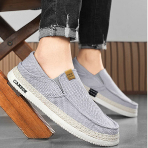 Lichtgewicht comfortabele heren ademende antislip dempende modieuze trend herfst/winter/lente casual instap canvas schoenen - Product Image 6