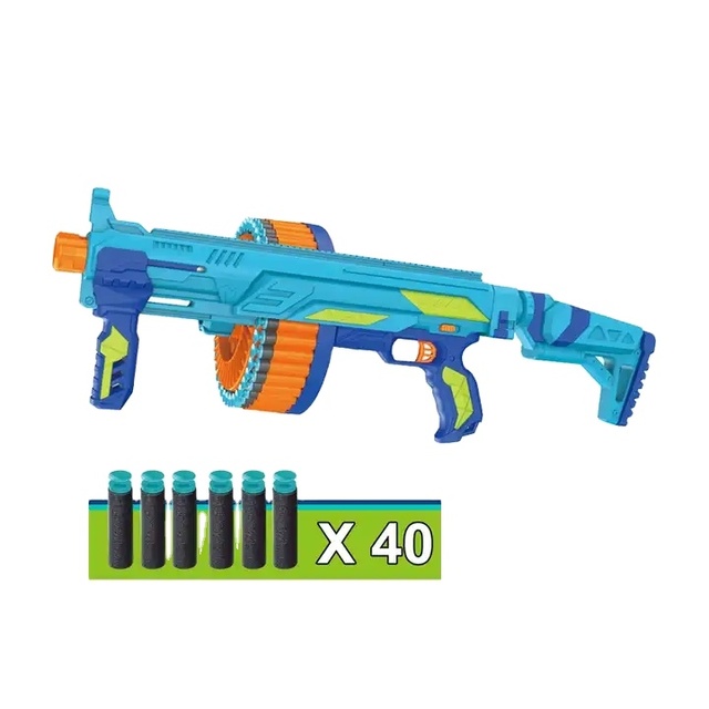 Shooting Plastic Soft Bullet Gun Toy Blaster EVA Soft Foam Dart Gun M416 for Kids and Adults Arena