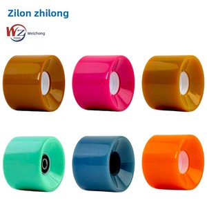 Roues de skateboard/<span class=keywords><strong>surfskate</strong></span> multicolores durables 60x45mm en PU, haute résilience, antidérapantes, résistantes à l'usure, avec garantie du fabricant - Product Image 1