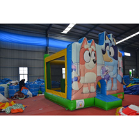 Château gonflable de qualité commerciale avec toboggan, château de saut robuste pour enfants, location de terrain de jeu intérieur pour anniversaire