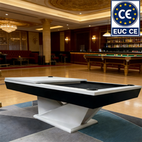 Table de billard multifonctionnelle de luxe moderne 7ft/8ft/9ft, vente directe d'usine professionnelle 2025