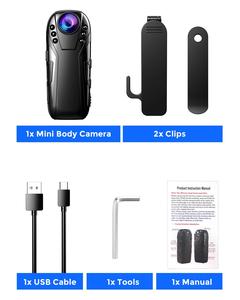 L02 Ao Ar Livre Carry <span class=keywords><strong>Mini</strong></span> Câmera 1080P Infravermelho Visão Noturna Full HD Dash <span class=keywords><strong>Cam</strong></span> 125 ° <span class=keywords><strong>Super</strong></span> Wide Angle Video Camcorder para Esportes - Product Image 6