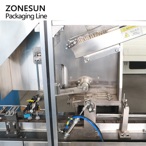 เครื่องบรรจุน้ำหอมปรับอากาศอัตโนมัติแบบแขวนในรถยนต์ ZONESUN ZS-AFCL11 พร้อมระบบปิดฝาและบรรจุกล่องในสายการผลิต - Product Image 5